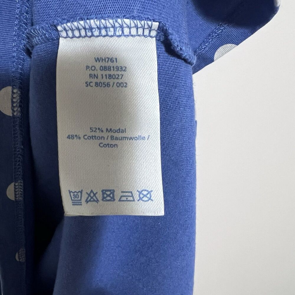 Boden Margot Blue White Polka Dot Dress Cotton UK 14 US 10 Pockets - Picture 9 of 11